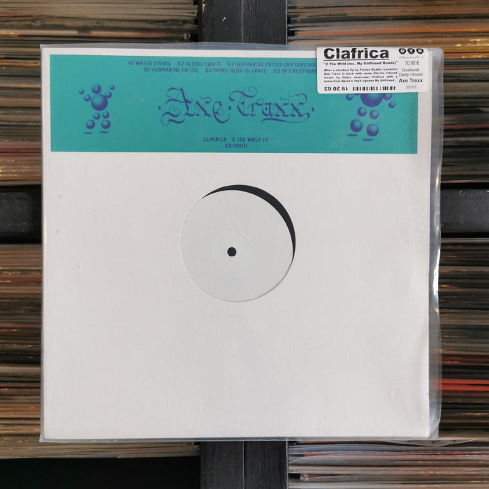 Clafrica - 2 The Wrld (Inc. My Girlfriend Remix) - 12". This is a product listing from Released Records Leeds, specialists in new, rare & preloved vinyl records.