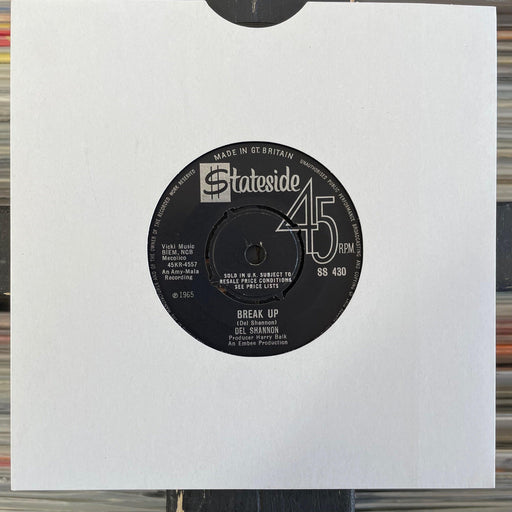 Del Shannon - Break Up - 7" Vinyl 11.06.23. This is a product listing from Released Records Leeds, specialists in new, rare & preloved vinyl records.