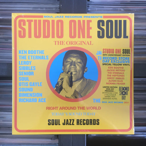 Soul Jazz Records Presents - Studio One Soul - 2 x Vinyl LP Coloured Vinyl. This is a product listing from Released Records Leeds, specialists in new, rare & preloved vinyl records.