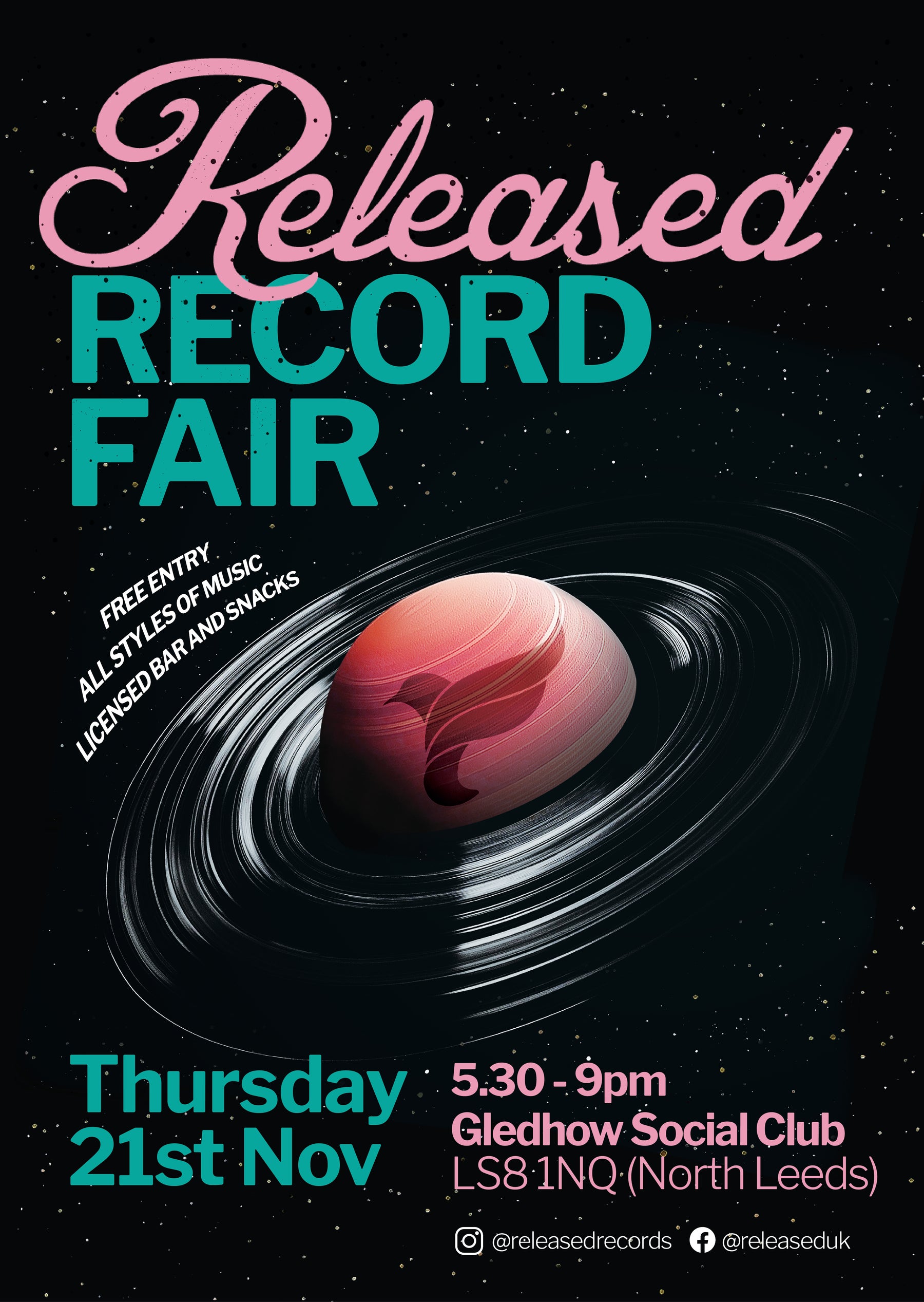 Released 'Evening' Record Fair - November 21st 2024