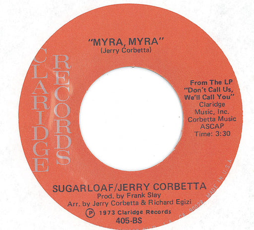 Sugarloaf / Jerry Corbetta : Stars In My Eyes (7")