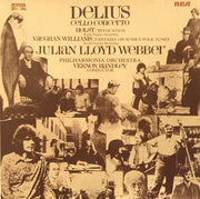 Delius* / Holst* / Vaughan Williams* - Julian Lloyd Webber, Philharmonia Orchestra, Vernon Handley : Cello Concerto / Invocation / Fantasia On Sussex Folk Tunes (LP)