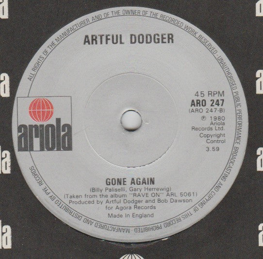 Artful Dodger (3) : She's Just My Baby (7", Single)