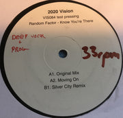 Random Factor : Know You're There (12", TP)