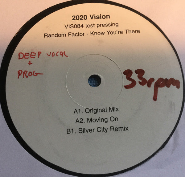 Random Factor : Know You're There (12", TP)