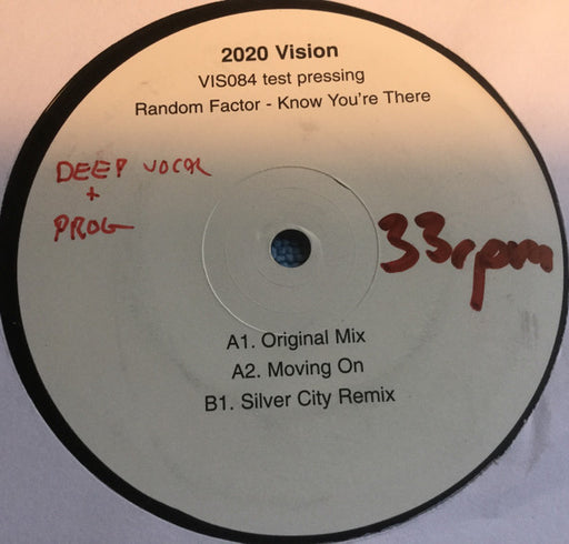 Random Factor : Know You're There (12", TP)