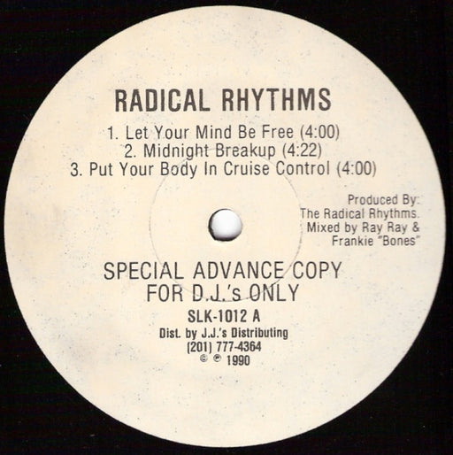 Radical Rhythms : EP (12", Promo)