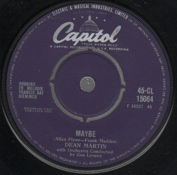 Dean Martin : Maybe (7", Single)