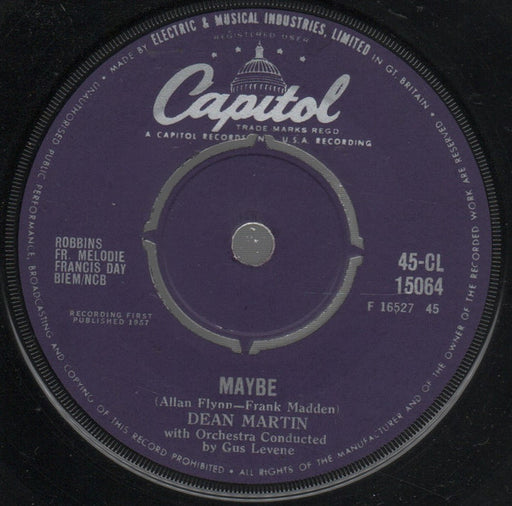 Dean Martin : Maybe (7", Single)