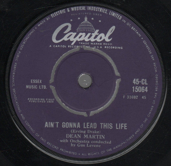 Dean Martin : Maybe (7", Single)