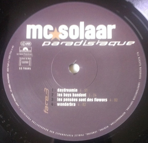 MC Solaar : Paradisiaque (2xLP, Album)