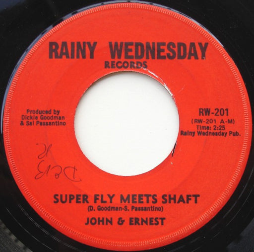 John & Ernest : Super Fly Meets Shaft / Part Two (7", Single, Win)