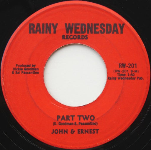 John & Ernest : Super Fly Meets Shaft / Part Two (7", Single, Win)