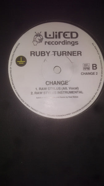 Ruby Turner : Change (12", Single)