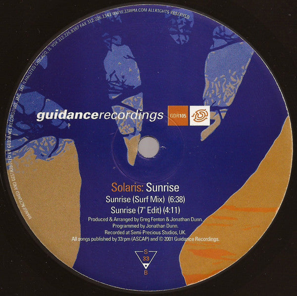 Solaris* : Sunrise (12")