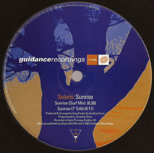 Solaris* : Sunrise (12")