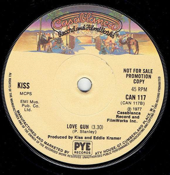 Kiss : Rocket Ride (7", Single, Promo)