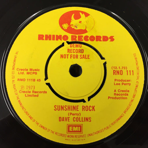 Dave Collins (3) : Hot Line (7", Single, Promo)