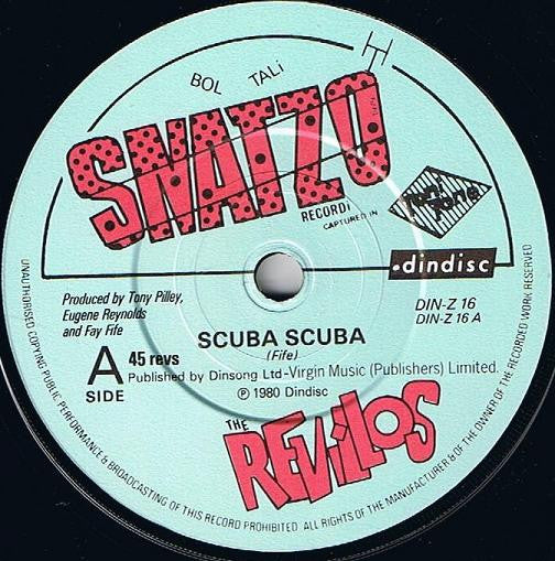 The Revillos : Scuba Scuba (7", Single)