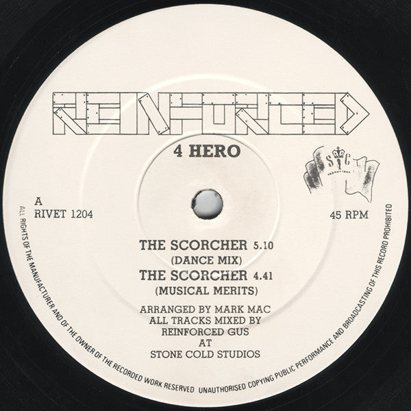4 Hero : The Scorcher / Kirk's Back (12")