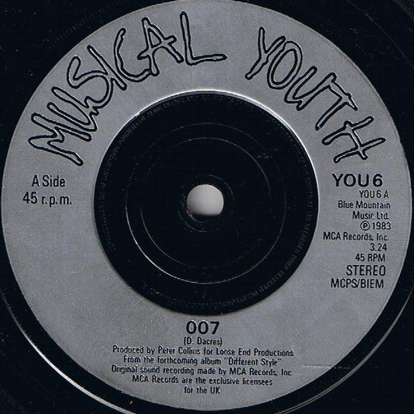 Musical Youth : 007 (7", Single)