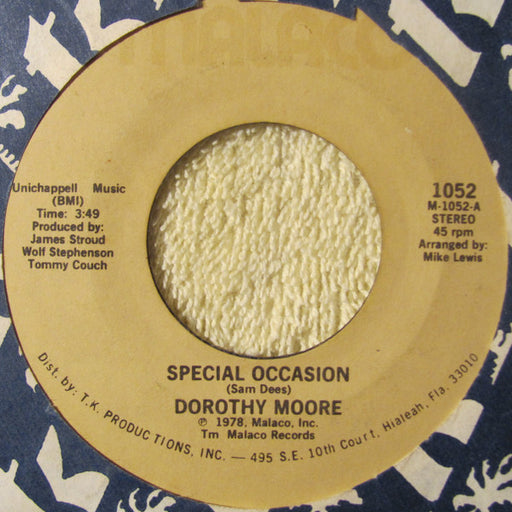 Dorothy Moore : Special Occasion (7")