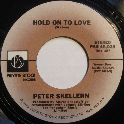 Peter Skellern : Hold On To Love / Too Much, I'm In Love (7", Single)