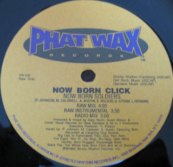 Now Born Click : Now Born Soldiers / Mad Sick (12")
