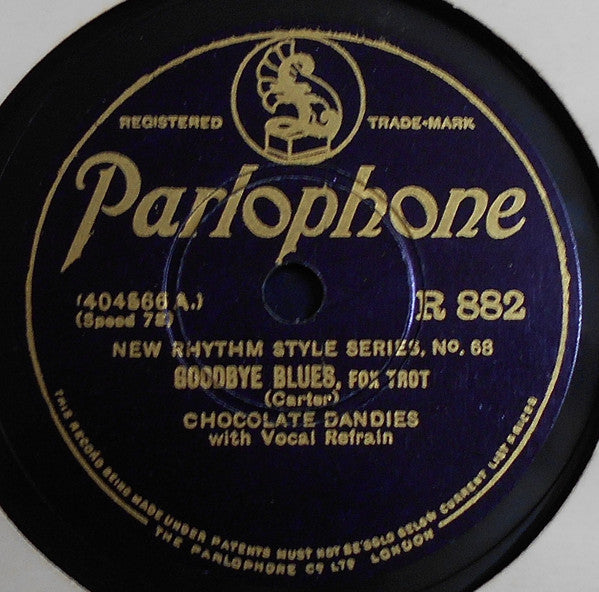 The Dorsey Brothers And Their New Dynamiks / Chocolate Dandies* : But I Can't Make A Man / Goodbye Blues (Shellac, 10")