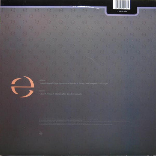 Erasure : Am I Right? (12", EP, Single)