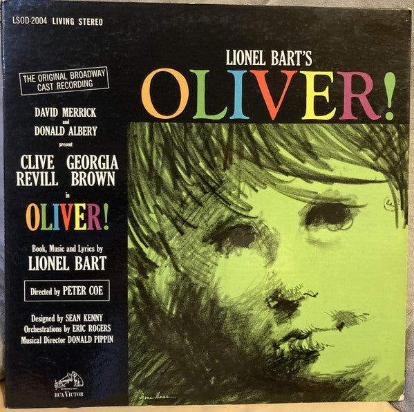 Lionel Bart : Oliver! The Original Broadway Cast Recording (LP, Album, Gat)