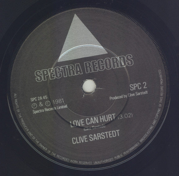 Clive Sarstedt : Love Can Hurt (7", Single)