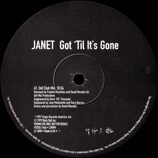 Janet* : Got 'Til It's Gone (2x12", Promo)