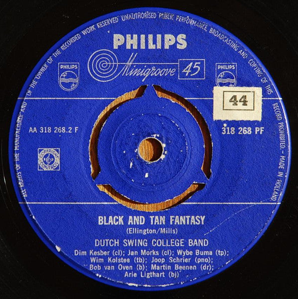 Arie Ligthart / Dutch Swing College Band* : Take Your Pick / Black And Tan Fantasy (7")