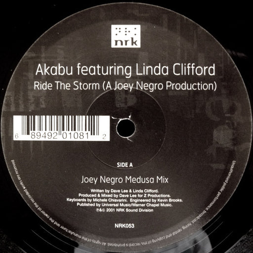 Akabu Featuring Linda Clifford : Ride The Storm Part One (Joey Negro Mixes) (12")