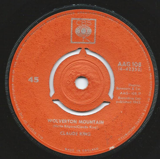 Claude King (2) : Wolverton Mountain / Little Bitty Heart (7", Single)