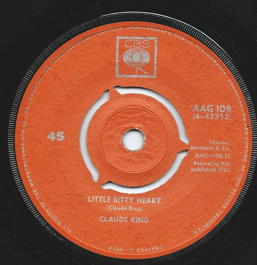 Claude King (2) : Wolverton Mountain / Little Bitty Heart (7", Single)