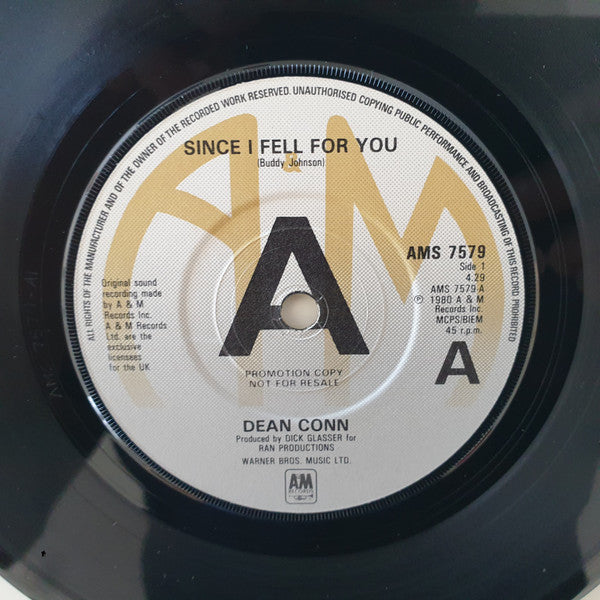 Dean Conn : Since I Fell For You (7", Single, Promo)