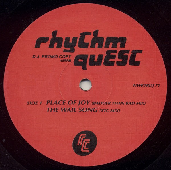 Rhythm Quest : Place Of Joy (12", Promo)