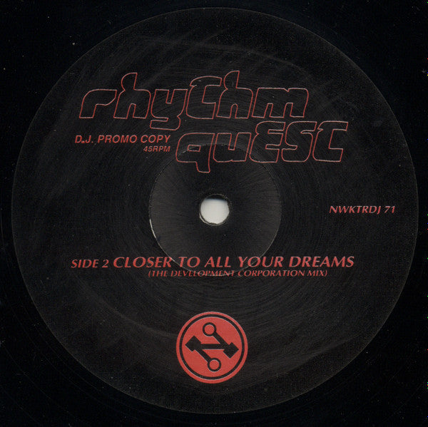 Rhythm Quest : Place Of Joy (12", Promo)