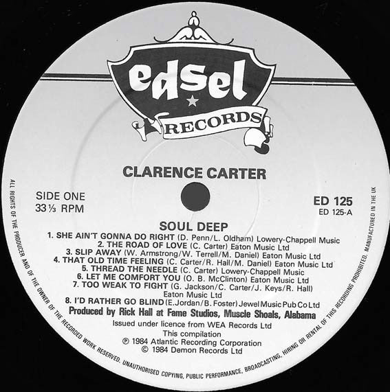 Clarence Carter : Soul Deep (LP, Comp)