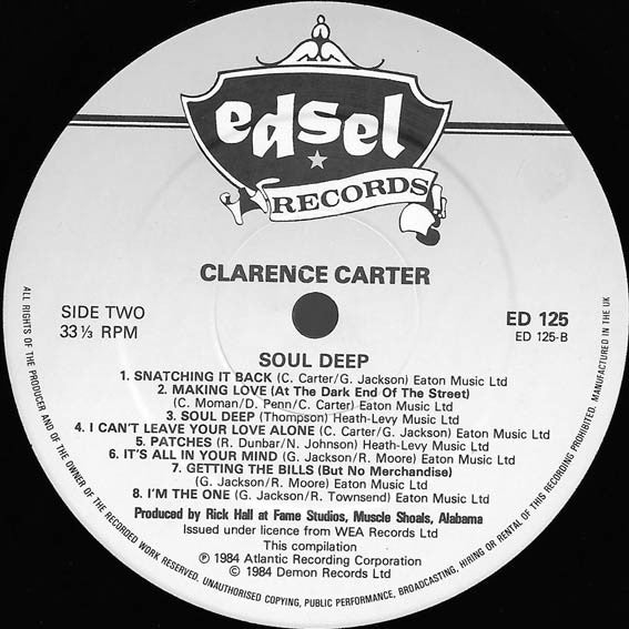 Clarence Carter : Soul Deep (LP, Comp)