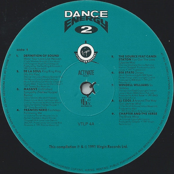 Various : Dance Energy 2 (LP, Comp)