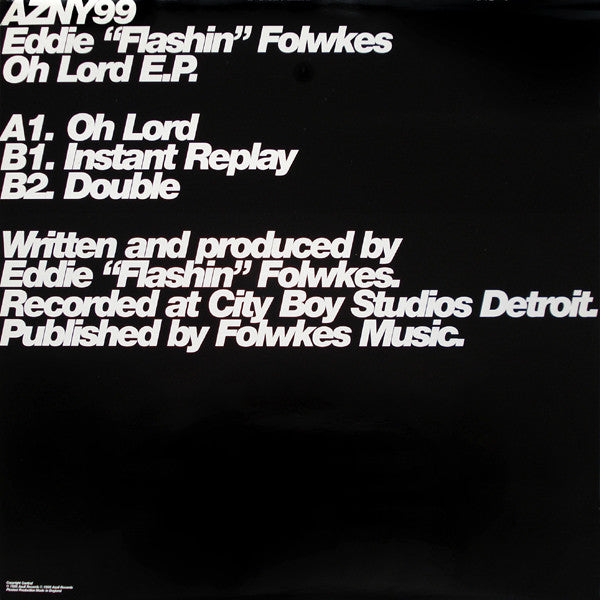 Eddie "Flashin" Folwkes* : Oh Lord E.P. (12", EP)