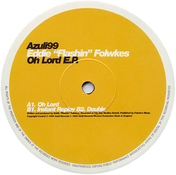 Eddie "Flashin" Folwkes* : Oh Lord E.P. (12", EP)