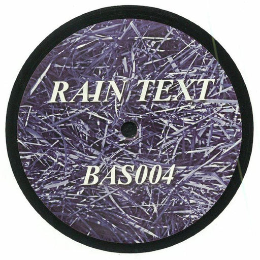 Rain Text : 2 (12")