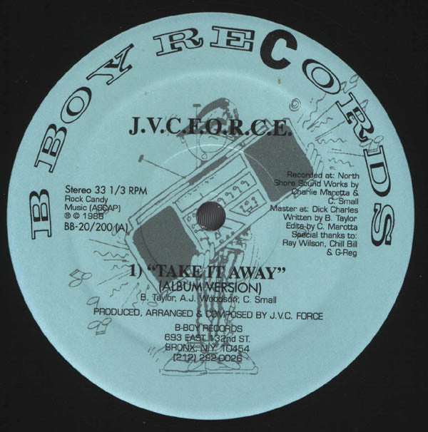 J.V.C.F.O.R.C.E.* : Take It Away  (12", RE)