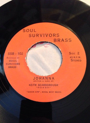 Soul Survivors Brass : Disco Soca / Johanna (7", Single)