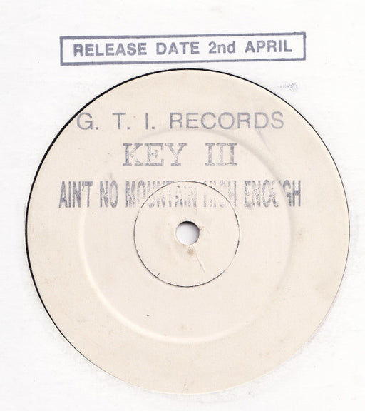 Key III Featuring Belinda Key : Ain't No Mountain High Enough (12", W/Lbl)