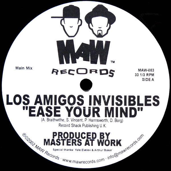 Los Amigos Invisibles : Ease Your Mind (12")